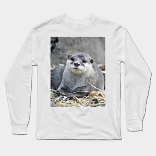 Asian Small-Clawed Otter Long Sleeve T-Shirt